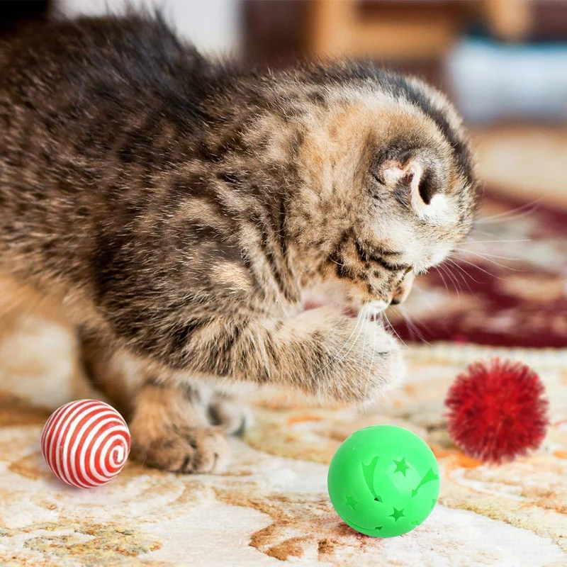 BINGPET - Pack de 9 juguetes para gatos de Navidad
