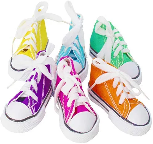 Bonka Bird Toys Mini Sneaker Bird Toy Cage Craft Cages Pet Parrot,Small Dog, Cockatiel, African, Grey, Cockatoo, Cats, Ferrets, Rabbits, Guinea Pigs and Small Animals