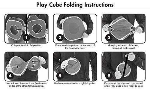 Kitty City Jungle Cat Cube Combo, Cubo plegable para gato, cama para gato, túnel, juguetes para gatos