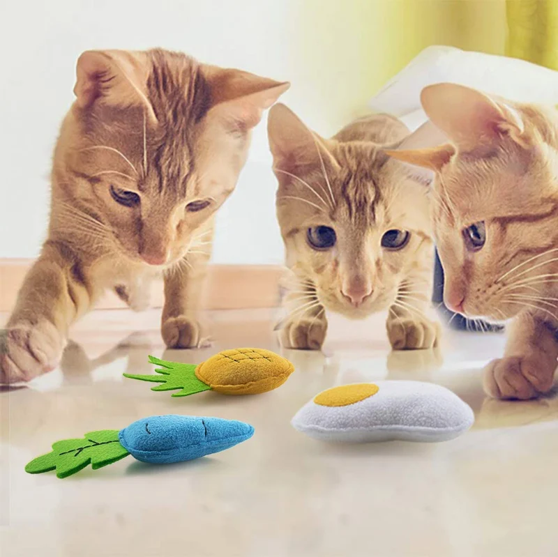 AWOOF Catnip Juguetes para gatos, Naturales Catnip Kitten Juguetes Gato Juguetes Set