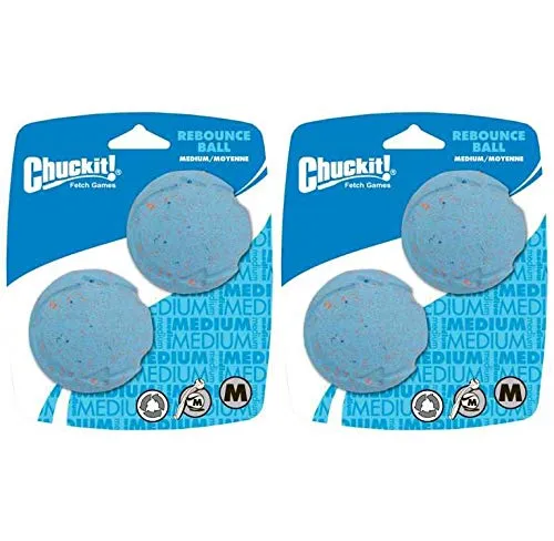 ¡Chuckit! Rebounce - Pelota para perro (caucho reciclado, 2 unidades)