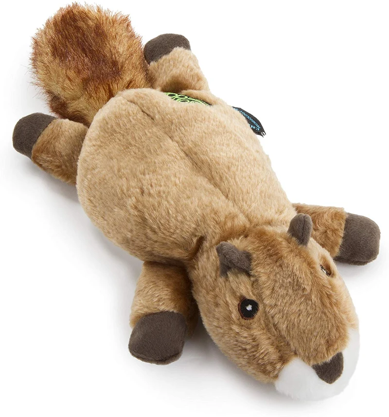 goDog Flatz Juguete para perro con protector para masticar