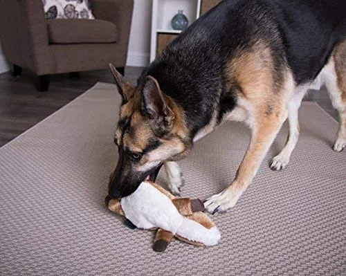 goDog Flatz Juguete para perro con protector para masticar