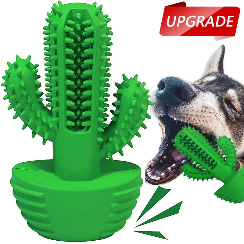 Cepillo de dientes de goma natural para perros de HETOO