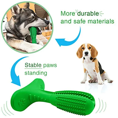 Cepillo de dientes de goma natural para perros de HETOO