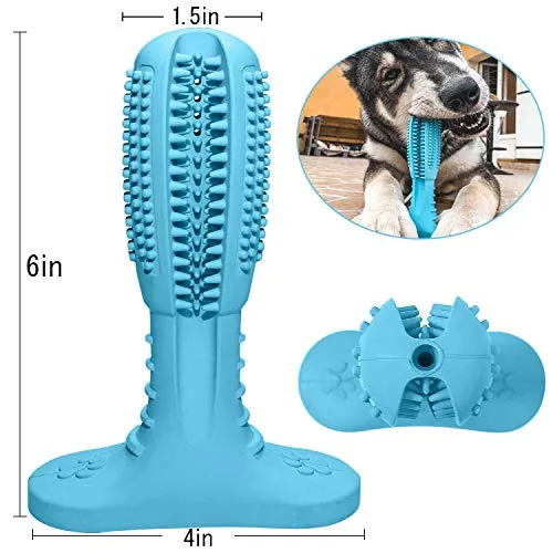 Cepillo de dientes de goma natural para perros de HETOO