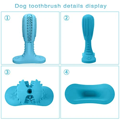 Cepillo de dientes de goma natural para perros de HETOO