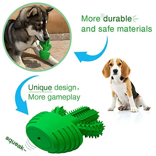 Cepillo de dientes de goma natural para perros de HETOO