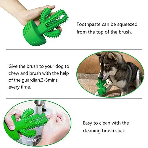 Cepillo de dientes de goma natural para perros de HETOO