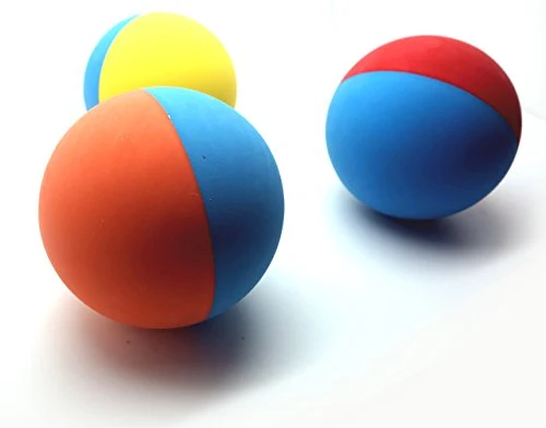 Bolas de goma para perro, tamaño de pelota de tenis, prácticamente indestructibles (3 unidades)