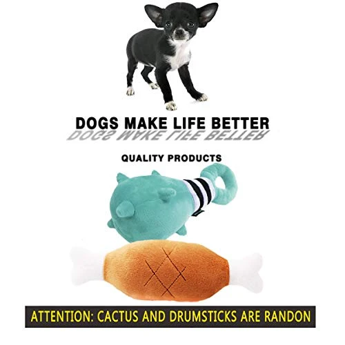 BUIBIIU Juguetes para perros, juguetes de dentición para perros, juguetes para masticar a perros, juguetes para masticar y chirridos, pelotas