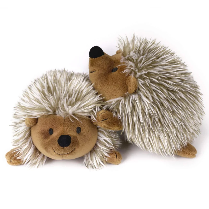 Pawaboo Juguetes de peluche para perro, [2 unidades] Juguetes de peluche para mascotas con suave de pelo sintético, juguete para cachorros, masticable, muñeca de peluche no tóxico