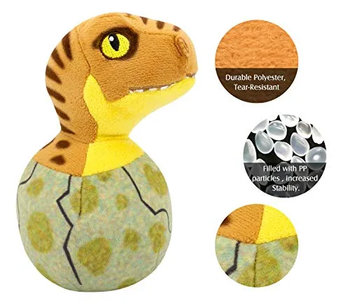 Pawaboo Juguetes de peluche para perro, [2 unidades] Juguetes de peluche para mascotas con suave de pelo sintético, juguete para cachorros, masticable, muñeca de peluche no tóxico