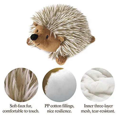 Pawaboo Juguetes de peluche para perro, [2 unidades] Juguetes de peluche para mascotas con suave de pelo sintético, juguete para cachorros, masticable, muñeca de peluche no tóxico