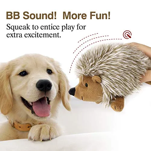 Pawaboo Juguetes de peluche para perro, [2 unidades] Juguetes de peluche para mascotas con suave de pelo sintético, juguete para cachorros, masticable, muñeca de peluche no tóxico
