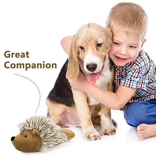 Pawaboo Juguetes de peluche para perro, [2 unidades] Juguetes de peluche para mascotas con suave de pelo sintético, juguete para cachorros, masticable, muñeca de peluche no tóxico
