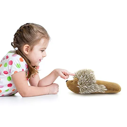 Pawaboo Juguetes de peluche para perro, [2 unidades] Juguetes de peluche para mascotas con suave de pelo sintético, juguete para cachorros, masticable, muñeca de peluche no tóxico