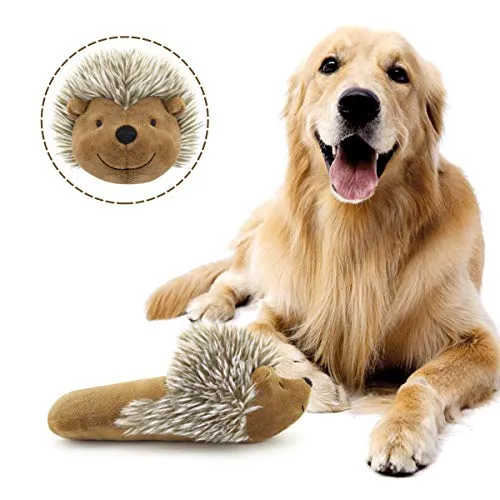 Pawaboo Juguetes de peluche para perro, [2 unidades] Juguetes de peluche para mascotas con suave de pelo sintético, juguete para cachorros, masticable, muñeca de peluche no tóxico