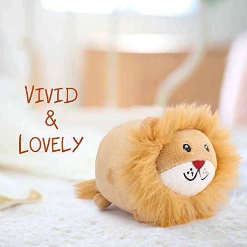 Pawaboo Juguetes de peluche para perro, [2 unidades] Juguetes de peluche para mascotas con suave de pelo sintético, juguete para cachorros, masticable, muñeca de peluche no tóxico