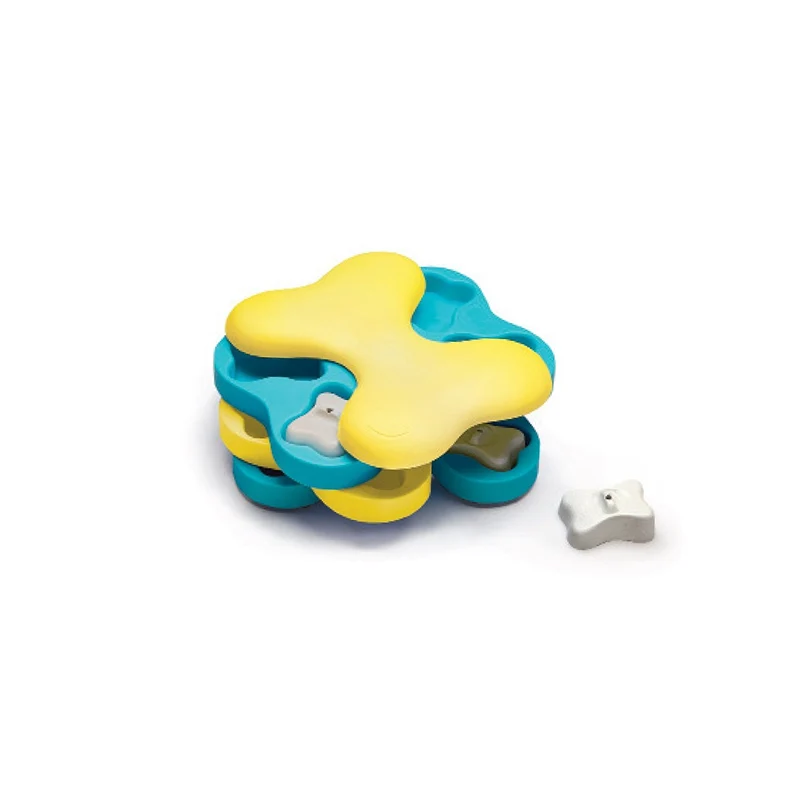 Nina Ottosson Dog Tornado Treat Puzzle Dog Toy, OS, Azul