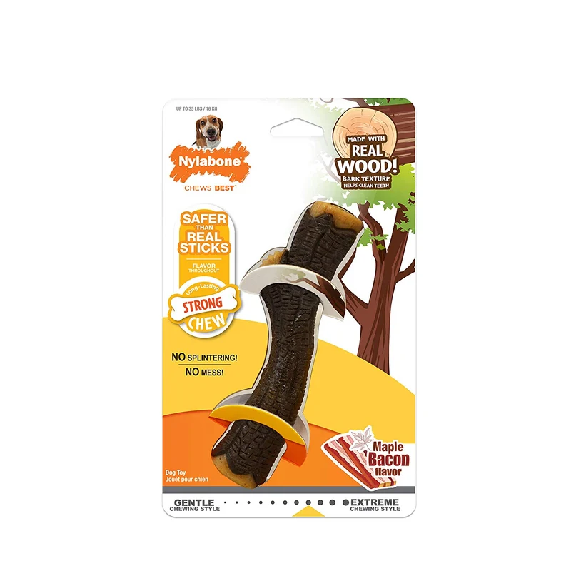 Nylabone - Masticador de madera para perro