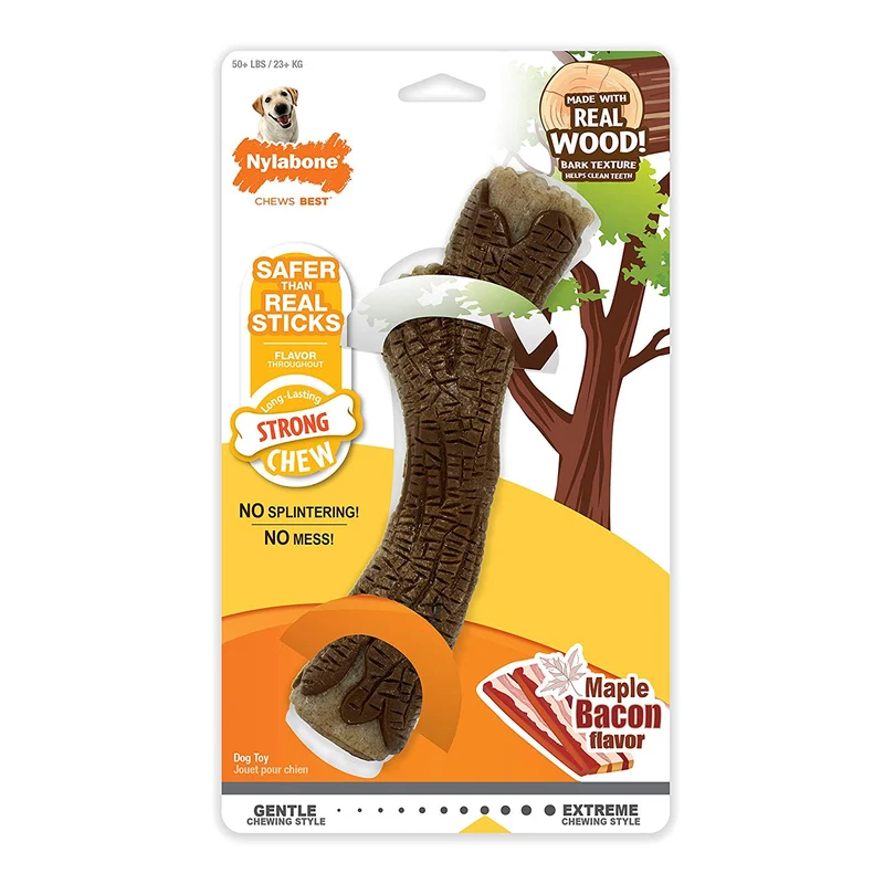 Nylabone - Masticador de madera para perro