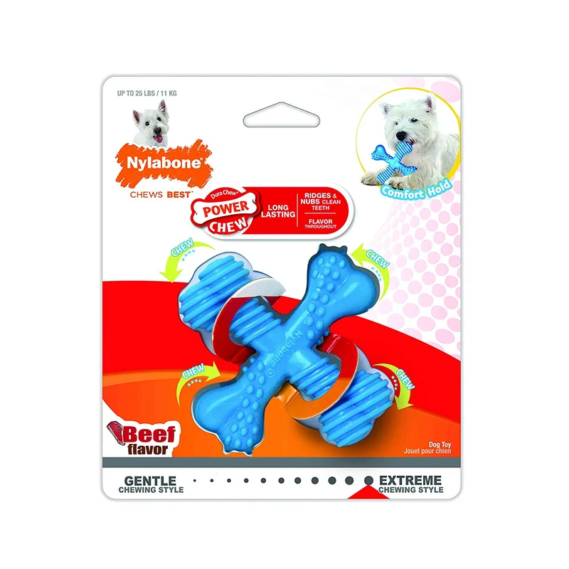 Nylabone Power Chew Juguete para perro duradero, carne de vacuno,