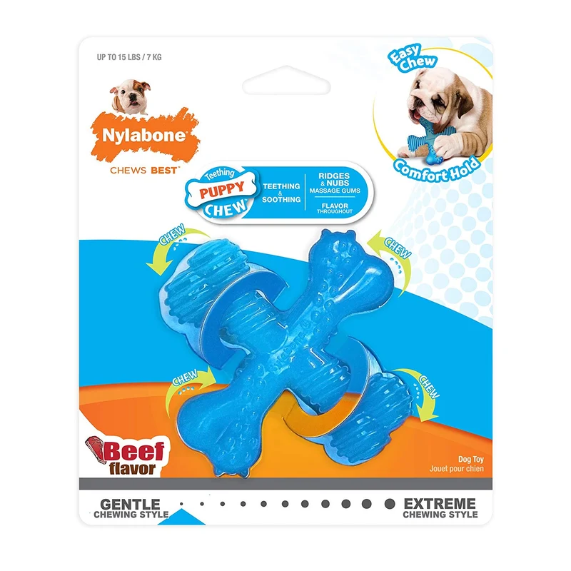 Nylabone Power Chew Juguete para perro duradero, carne de vacuno,