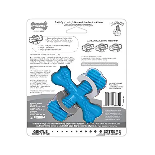 Nylabone Power Chew Juguete para perro duradero, carne de vacuno,