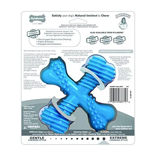 Nylabone Power Chew Juguete para perro duradero, carne de vacuno,