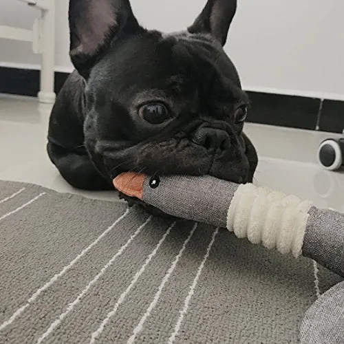Vitscan Dog Toys for Aggressive Chewers Indestructible Large Breed and Squeaky Goose for Large Small Medium Dogs