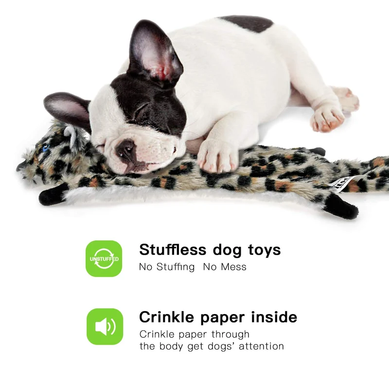 SHARLOVY - Juguetes para perros sin pelusa, 6 unidades, juguetes para perros pequeños, juguetes duraderos, juguetes para masticar perros, juguetes de peluche, bonitos animales naturales, juguetes para cachorros para dentición