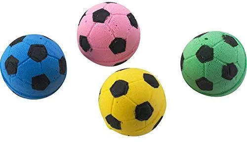Ethical Products SPOT - Pelotas de fútbol para gatos, Classic, paquete de de 4
