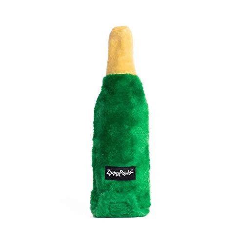 ZippyPaws Happy Hour Crusherz - Botella de agua para perro, diseño de corazón