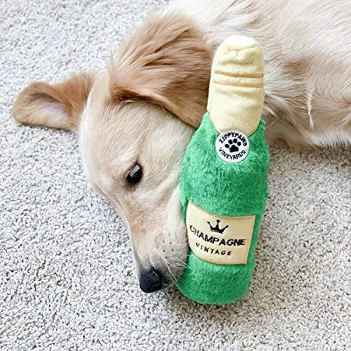 ZippyPaws Happy Hour Crusherz - Botella de agua para perro, diseño de corazón