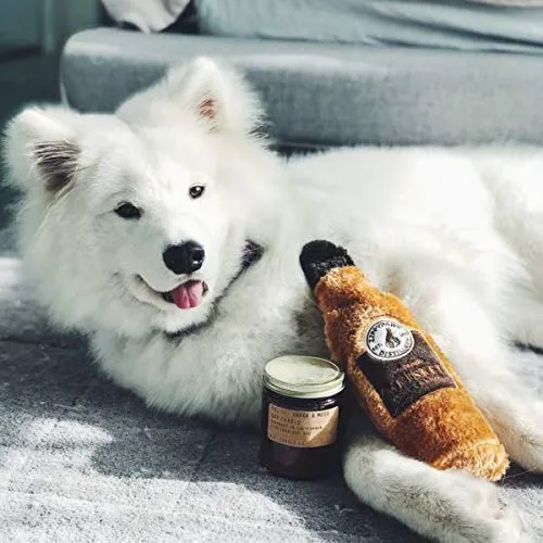 ZippyPaws Happy Hour Crusherz - Botella de agua para perro, diseño de corazón