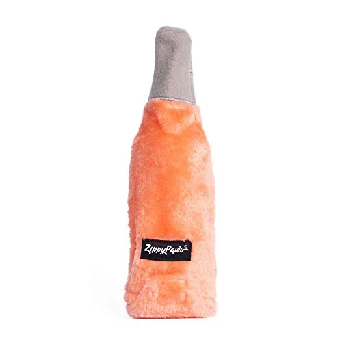 ZippyPaws Happy Hour Crusherz - Botella de agua para perro, diseño de corazón