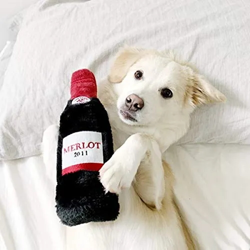 ZippyPaws Happy Hour Crusherz - Botella de agua para perro, diseño de corazón