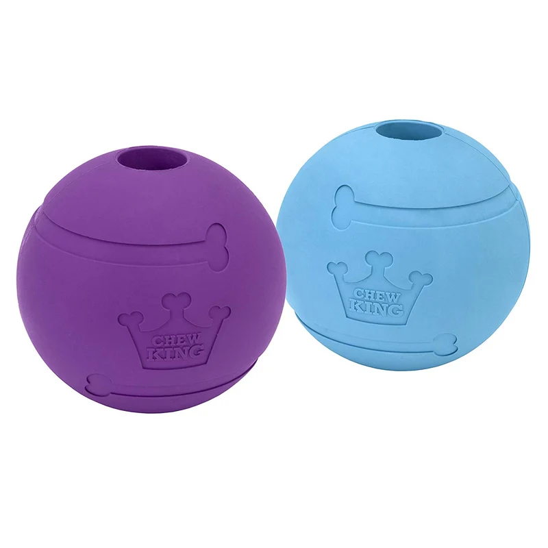 Pelotas de juguete para perros de Chew King, extremadamente duraderas, colección de juguetes Fetch, se adapta a lanzadores de pelotas