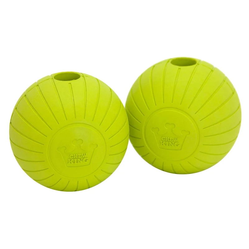 Pelotas de juguete para perros de Chew King, extremadamente duraderas, colección de juguetes Fetch, se adapta a lanzadores de pelotas