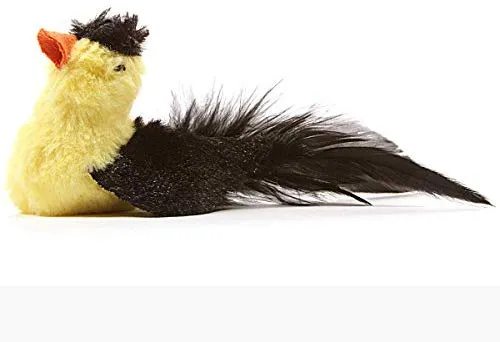 OurPets Play-N-Squeak - Juguete interactivo para gato, diseño de pájaros