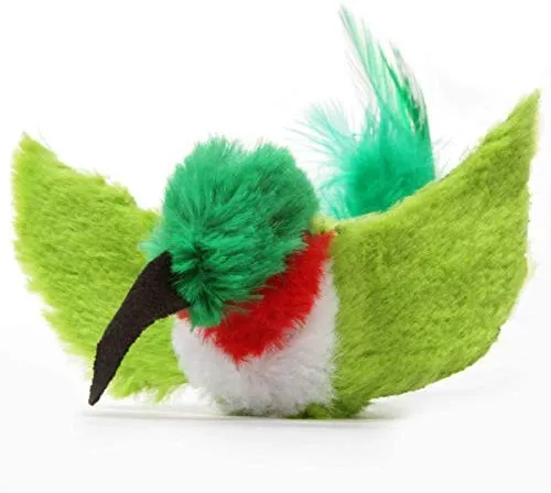 OurPets Play-N-Squeak - Juguete interactivo para gato, diseño de pájaros