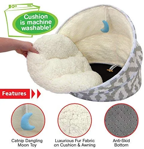 Kitty City Large Cat Tunnel Bed, Cat Bed, Pop Up Bed, Cat Toys, Christmas Tree