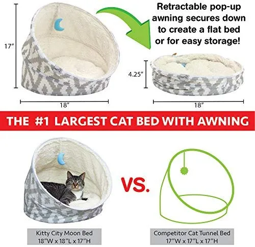 Kitty City Large Cat Tunnel Bed, Cat Bed, Pop Up Bed, Cat Toys, Christmas Tree