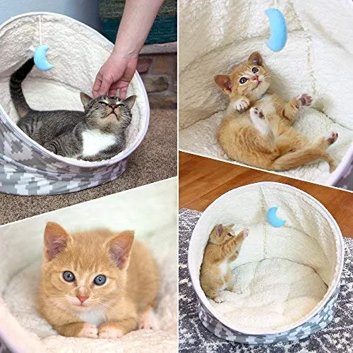 Kitty City Large Cat Tunnel Bed, Cat Bed, Pop Up Bed, Cat Toys, Christmas Tree