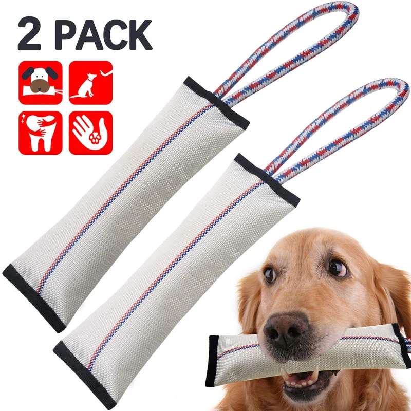 Juguetes para perros duros para masticadores agresivos, juguetes para masticar perros, juguetes para perros con manguera de fuego, juguetes interactivos para perros grandes, juguetes para perros chirriantes con asa de cuerda de algodón fuerte, juguetes pa
