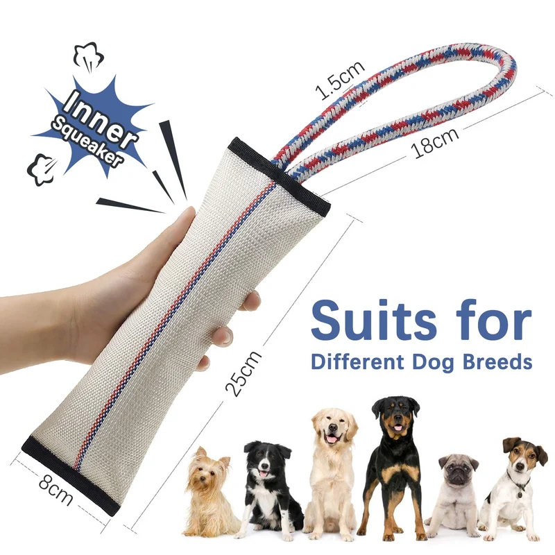 Juguetes para perros duros para masticadores agresivos, juguetes para masticar perros, juguetes para perros con manguera de fuego, juguetes interactivos para perros grandes, juguetes para perros chirriantes con asa de cuerda de algodón fuerte, juguetes pa