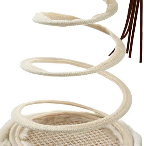 Juguete interactivo para gatos de Andiker, juguete de felpa con placa de resorte en espiral y bola divertida o ratón interactivo de acero inoxidable con resorte giratorio para gatos para matar el tiempo y mantener el ajuste