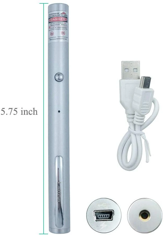 Laifoo USB recargable gato juguetes interactivo LED luz puntero para gatos de la captura de la desgarro entrenamiento