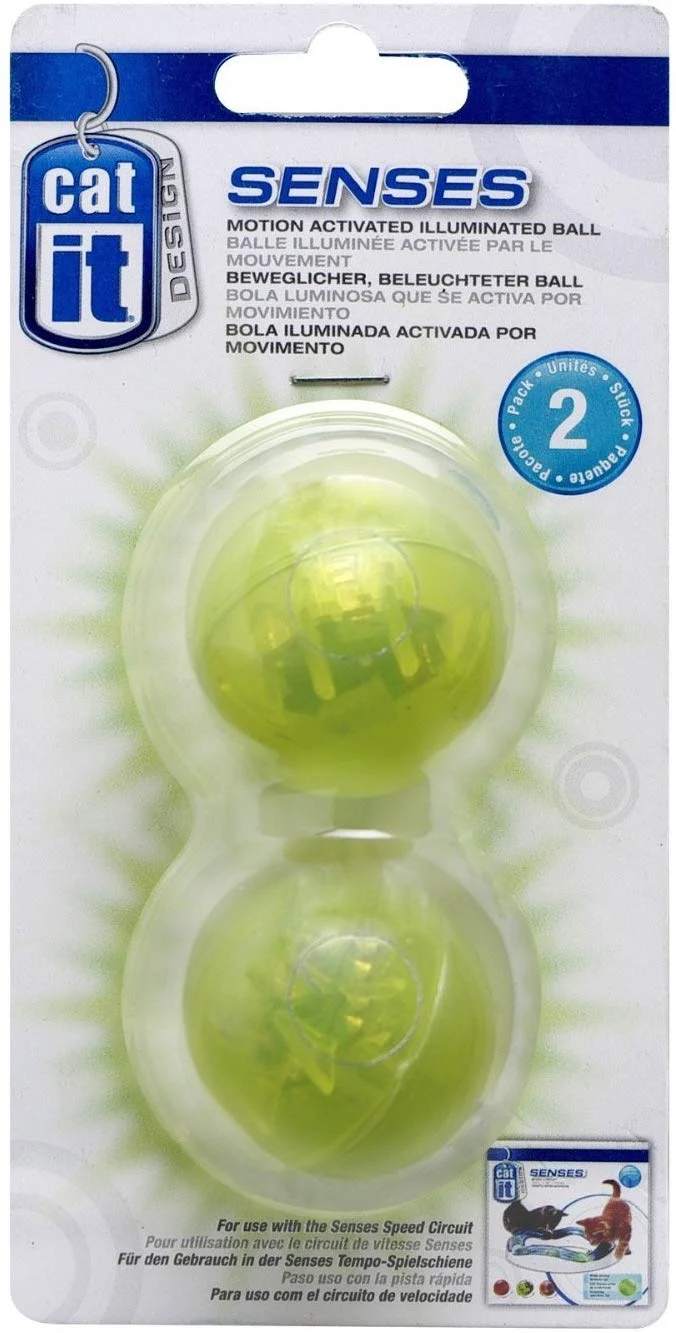 Catit Design Senses - Bolas luminosas (2 unidades)
